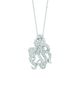 Diamond octopus necklace