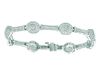 Diamond oval bracelet