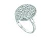 Diamond oval ring