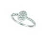 Diamond oval ring
