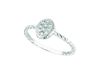 Diamond oval ring