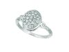 Diamond oval ring