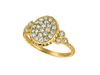 Diamond oval ring