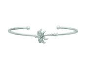 Diamond palm tree Bangle