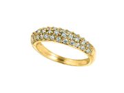 Diamond pave stack ring