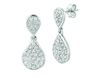 Diamond Pear shape drop earrings