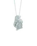 Diamond penguin necklace