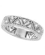 Diamond Ring Band Eternity White Gold