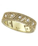 Diamond Ring Band Yellow Gold