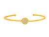 Diamond round bangle