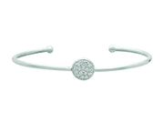 Diamond round bangle