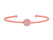 Diamond round bangle