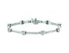 Diamond round bracelet
