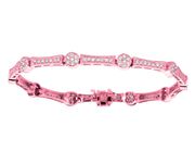 Diamond round bracelet