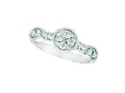 Diamond round & marquise shape ring