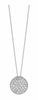 Diamond round necklace