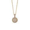 Diamond round necklace