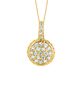 Diamond round necklace
