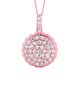 Diamond round necklace