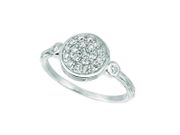 Diamond round ring