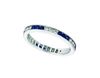 Diamond & sapphire eternity ring