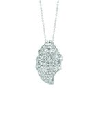 Diamond shell necklace