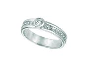 Diamond Solitaire Ring, 14K White Gold