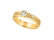 Diamond Solitaire Ring, 14K Yellow Gold