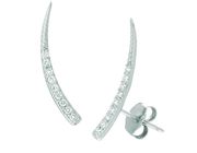 Diamond spike earrings