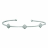 Diamond square bangle