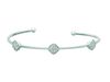Diamond square bangle