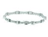 Diamond square bracelet
