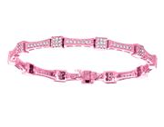 Diamond square bracelet