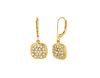 Diamond square earrings
