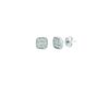 Diamond square earrings
