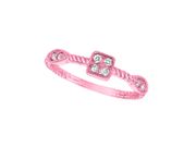 Diamond square & marquise shape ring