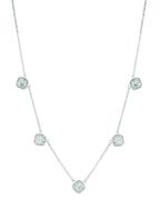 Diamond square necklace