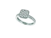 Diamond square ring