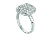 Diamond square ring