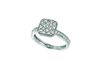 Diamond square ring