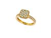 Diamond square ring
