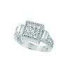 Diamond square ring