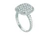 Diamond square ring