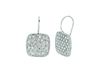 Diamond square shape earrings