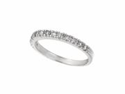 Diamond Stackable Ring, 14K White Gold