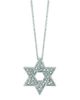 Diamond star necklace