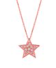 Diamond star necklace