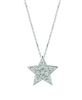 Diamond star necklace