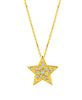 Diamond star necklace