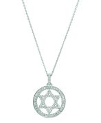 Diamond star necklace